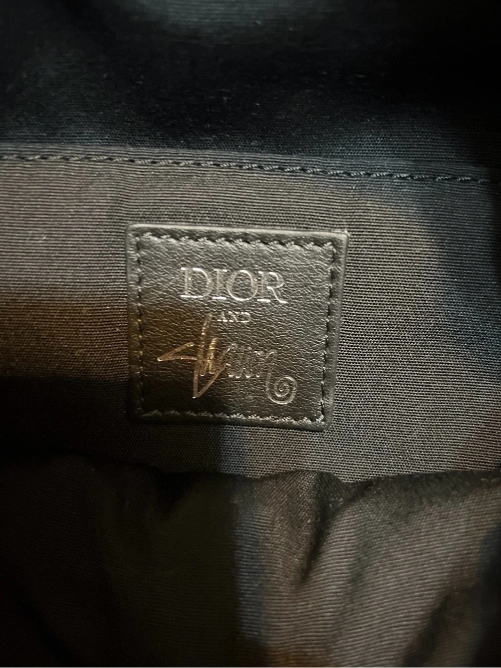 Dior HOMME Backpack X Shawn Stussy Rider Script BLK Used